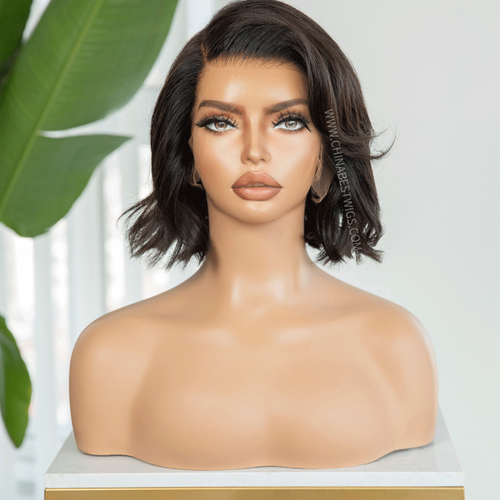 Wavy BOB Glueless Lace Front Wigs