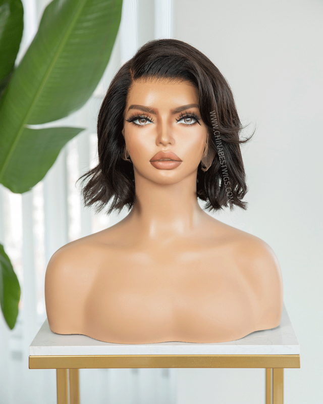 Wavy BOB Glueless Lace Front Wigs