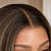 20 Inch Balayage Glueless Wigs Brazilian virgin Hair