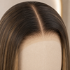 20 Inch Balayage Glueless Wigs Brazilian virgin Hair