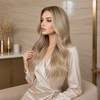20 Inch Wavy Blonde Lace Front Wigs