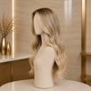 20 Inch Wavy Blonde Lace Front Wigs