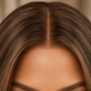 Real Human Hair Brown Lace Front Wigs Ready to Wear Glueless Wigs