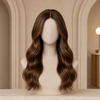 Real Human Hair Brown Lace Front Wigs Ready to Wear Glueless Wigs