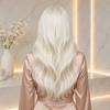 #60-1 Platinum Luxury Human Hair Gluless Wigs Ready to Wear