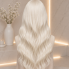 #60-1 Platinum Luxury Human Hair Gluless Wigs Ready to Wear