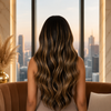 Natural Color 20 Inch Wavy Glueless Lace Front Wigs