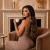 Natural Color 20 Inch Wavy Glueless Lace Front Wigs