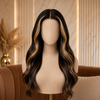 Natural Color 20 Inch Wavy Glueless Lace Front Wigs