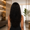 20 Inch Natural Color Egg Curl Glueless Lace Front Wigs