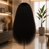 20 Inch Natural Color Egg Curl Glueless Lace Front Wigs