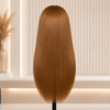 Perruques Lace Front Glueless Brésiliennes 14 Pouces, Densité 150%, Cheveux Vierges
