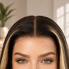 Natural Color Wavy Glueless Lace Front Wigs