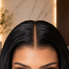 Natural Hairline Wavy Glueless Lace Front Wigs