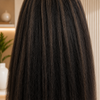 Kinky Straight 360 Wigs Natural Color 150% Density