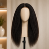 Kinky Straight 360 Wigs Natural Color 150% Density