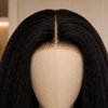 Kinky Straight 360 Wigs Natural Color 150% Density