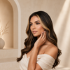 Natural Color 18 Inch Wavy Glueless Lace Front Wigs