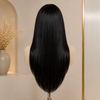 Virgin Human Hair Natural Color 16 Inch Lace Front Wigs
