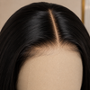 Virgin Human Hair Natural Color 16 Inch Lace Front Wigs
