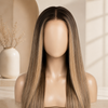 Dirty Blonde Glueless Wigs 100% Virgin hair