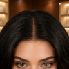 Black Human Hair Glueless Wigs Bleached-Knots and Pre-plucked Hairline