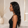 Natural Wave Natural Color Wavy Indian Hair Lace Front Wigs