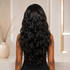 Natural Wave Natural Color Wavy Indian Hair Lace Front Wigs