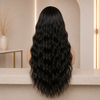 Natural Wave Natural Color Wavy Indian Hair Lace Front Wigs