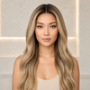 20 Inch 180% Brazilian Virgin Hair Lace Front Wig