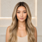 20 Inch 180% Brazilian Virgin Hair Lace Front Wig