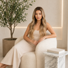 20 Inch 180% Brazilian Virgin Hair Lace Front Wig