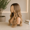 20 Inch 180% Brazilian Virgin Hair Lace Front Wig