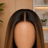 Perruques Bob en Cheveux Vierge Brésiliens de 14 pouces avec Ligne de Cheveux Pré-épilée