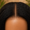 Kinky Straight Natural Color 150% Glueless Lace Front