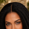 Kinky Straight Natural Color 150% Glueless Lace Front