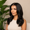 Natural Hairline Wavy Style Glueless Lace Front Wigs