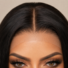 Natural Hairline Wavy Style Glueless Lace Front Wigs
