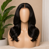 Natural Hairline Wavy Style Glueless Lace Front Wigs
