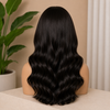 Natural Hairline Wavy Style Glueless Lace Front Wigs