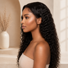 20 Inch Natural Color Egg Curl Glueless Wigs