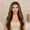 18 Inch Wavy Glueless Lace Front Wigs Human Hair