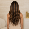 18 Inch Wavy Glueless Lace Front Wigs Human Hair