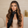 18 Inch Wavy Glueless Lace Front Wigs Human Hair