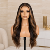 18 Inch Wavy Glueless Lace Front Wigs Human Hair