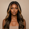 20 Inch Wavy Glueless Lace Front Wigs Human Hair