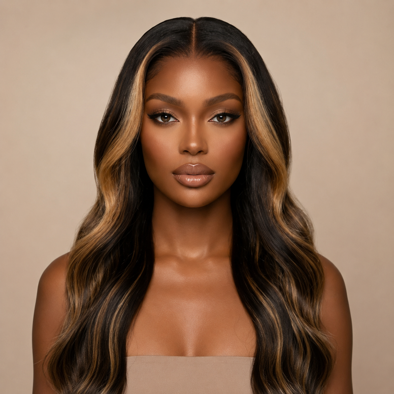 20 Inch Wavy Glueless Lace Front Wigs Human Hair