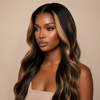 20 Inch Wavy Glueless Lace Front Wigs Human Hair