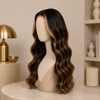 20 Inch Wavy Glueless Lace Front Wigs Human Hair
