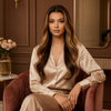 Wavy Glueless Lace Front Wigs Brazilian Virgin Hair